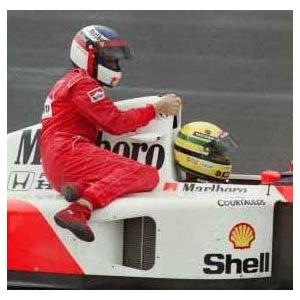 ミニチャンプス 1/ 18 マクラーレン ホンダ MP4/ 6 アイルトン