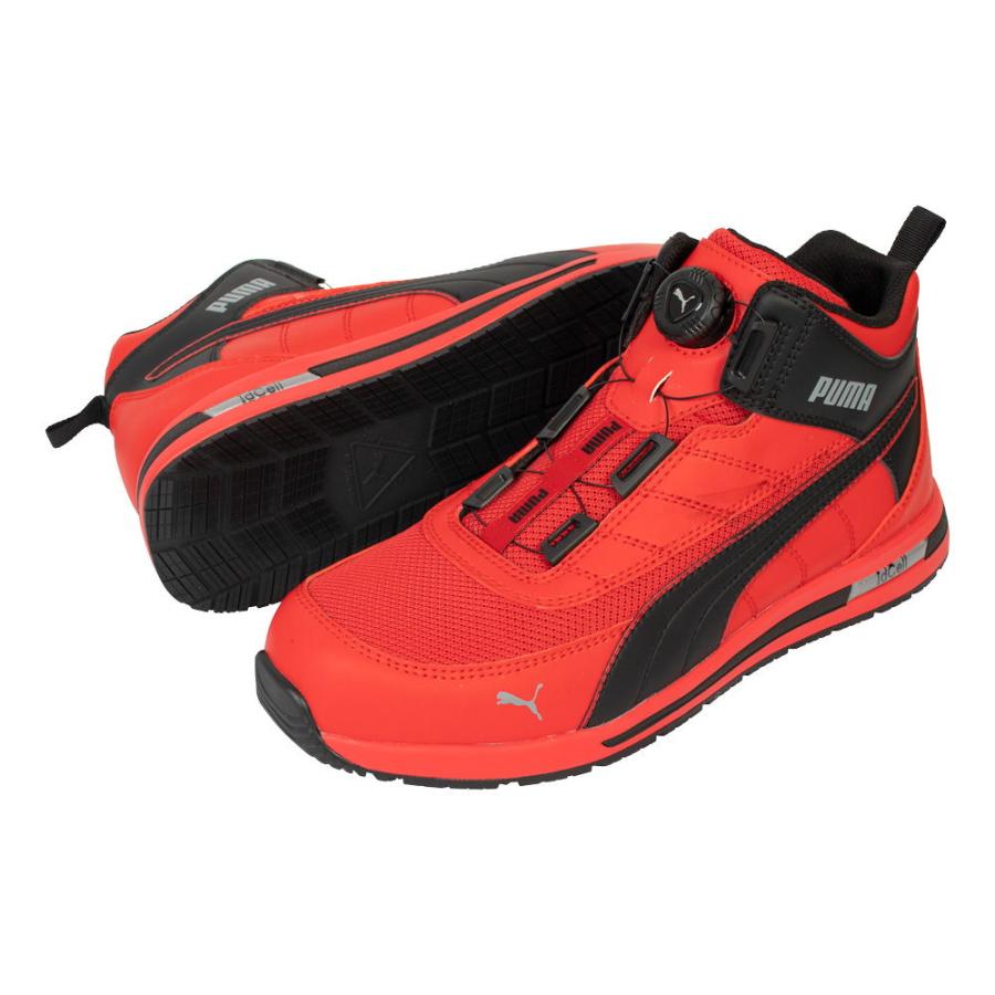 靴 PUMA SAFETY Switchback Red Disc Mid PUMA（プーマ） JAPAN URBAN SWITCHBACK DISC MID レッド 25.5cm PUMA