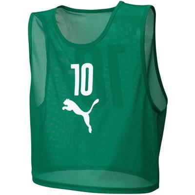 プーマ　ビブス10枚セット　グリーン　XXLサイズ PUMA（プーマ） サッカー ビブスセット 10枚組(番号入り)(パワー