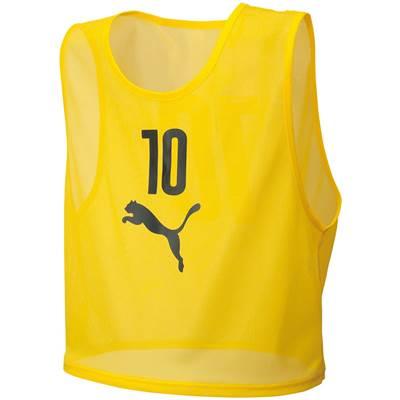 プーマ　ビブス10枚セット　グリーン　XXLサイズ PUMA（プーマ） サッカー ビブスセット 10枚組(番号入り)(サイバー