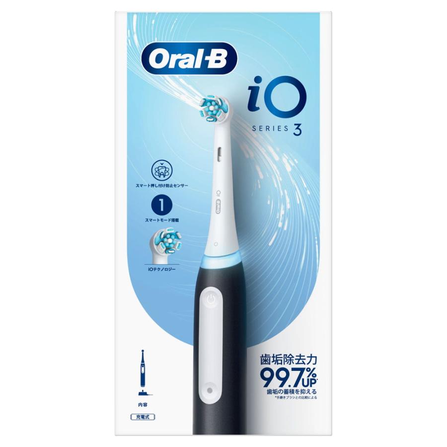 ○日本正規品○ブラウン 電動歯ブラシ (ブラック) IOG31A60BK iO3 Oral