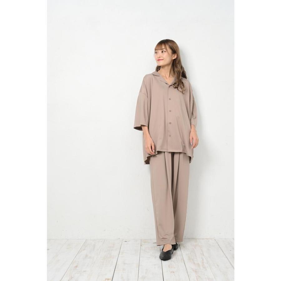 BACKYARD FAMILY (バックヤードファミリー) 高撥水 レディース テーラード セットアップ (モカ M-Lサイズ) 5日〜7日で出荷