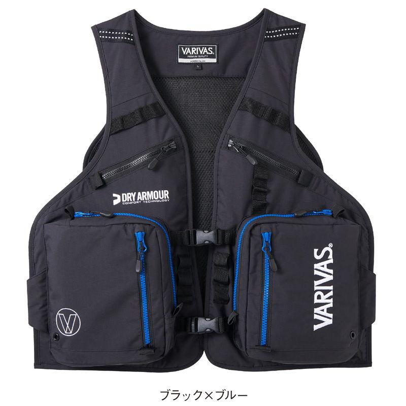 バリバス VAVT-05 Lサイズ(ブラック×ブルー) アクティブベスト VAVT-05 Lサイズ (ブラック×ブルー)VARIVAS[97295バリバス] 返品種別A バリバス アクティブベスト VAVT-05 Lサイズ (ブラック×ブルー) ／お