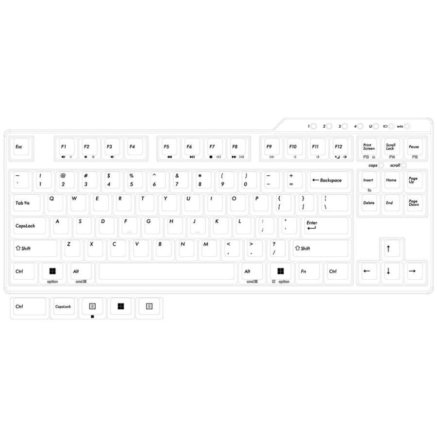 FILCO Majestouch Convertible 3 SILENT RED 静音赤軸 テンキー