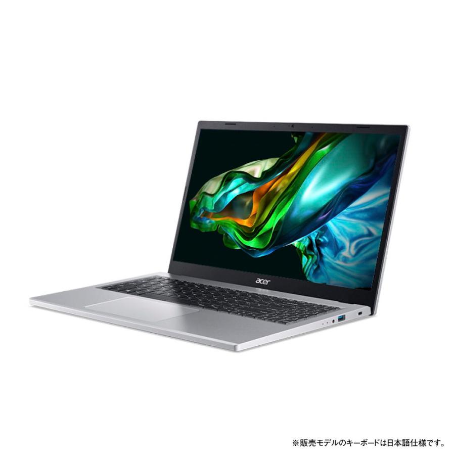 Acer(エイサー) 15.6型ノートパソコン Aspire 3(Ryzen5/  メモリ 16GB/  512GB SSD) ピュアシルバー A315-24P-N56Y 返品種別A｜joshin｜08