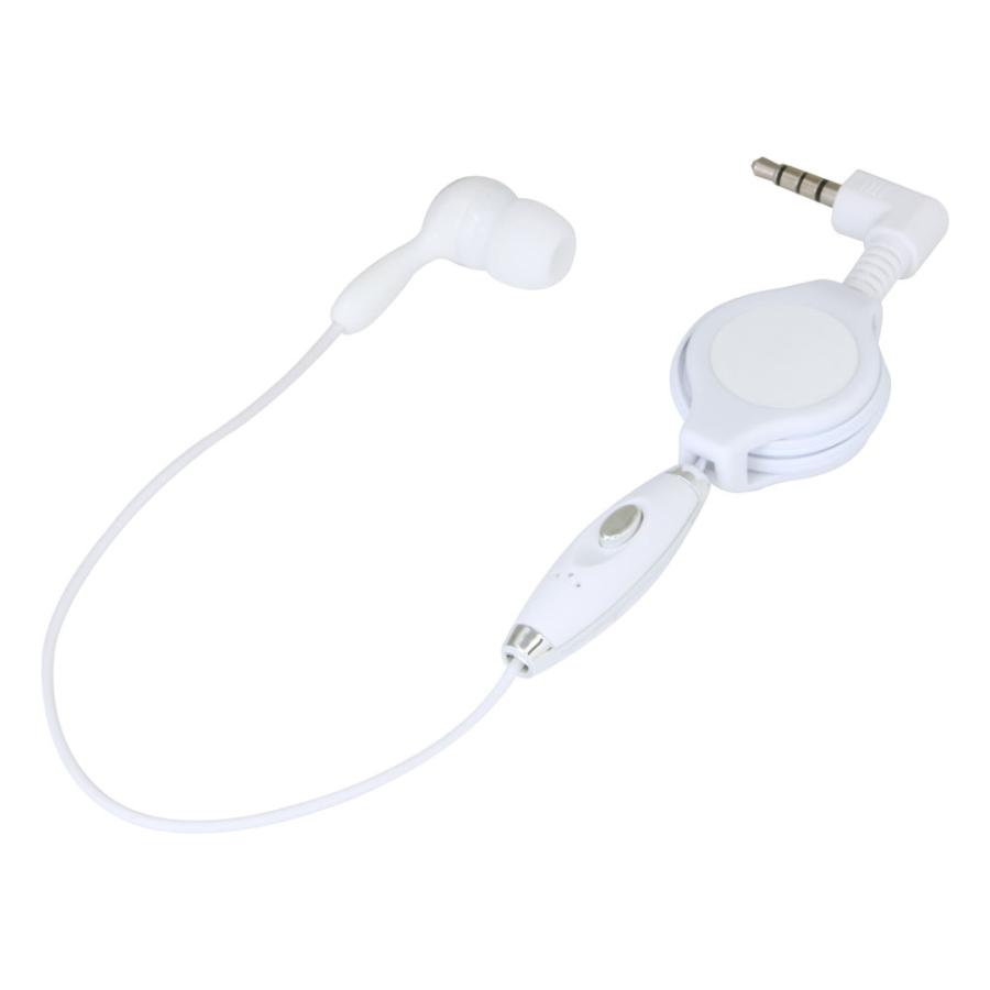 藤本電業 マイク＆コントローラー搭載カナルイヤホン(ホワイト