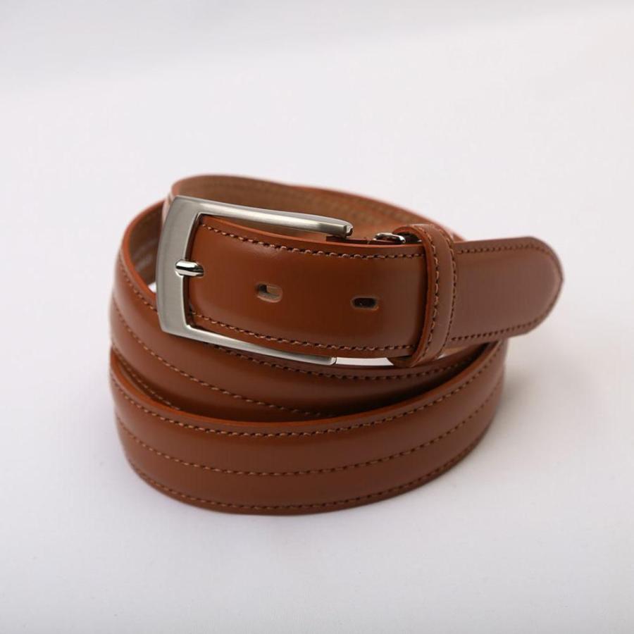 革工房いんのしま 革工房いんのしま 中割れ風ベルト (チャ) 5日〜7日で出荷