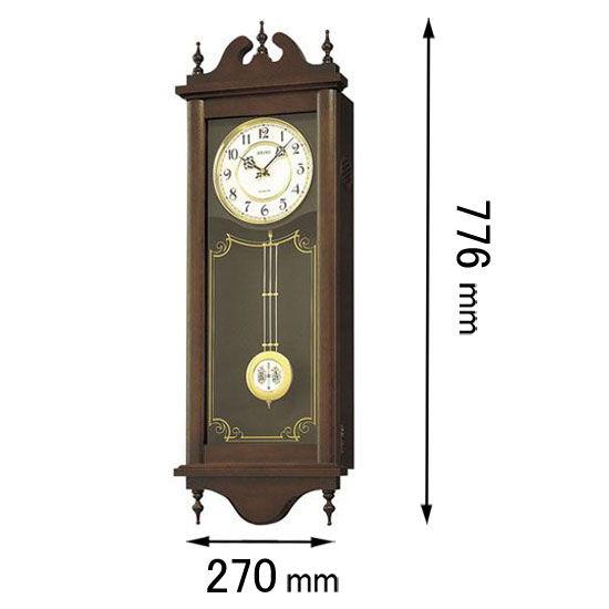 SEIKO（セイコー） 掛け時計振り子付き RQ-309-A 返品種別A : Joshin