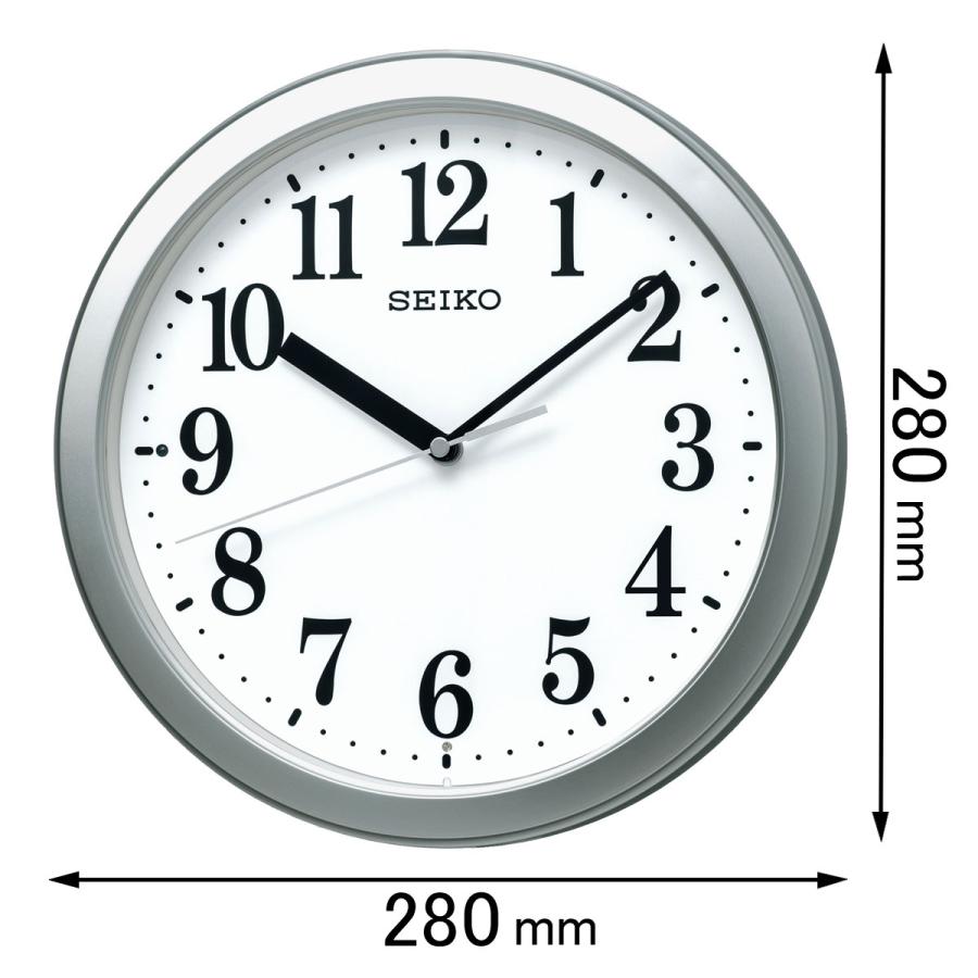 SEIKO（セイコー） 電波掛時計 KX-256-S 返品種別A : Joshin web