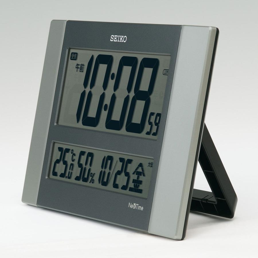 セイコー 電波置き掛け兼用時計SEIKO NexTime(ネクスタイム) ZS-451-S 返品種別A