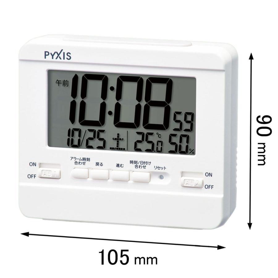 セイコータイムクリエーション 置き掛け兼用時計SEIKO デジタル目覚まし時計 NR-538-W 返品種別A1,035円