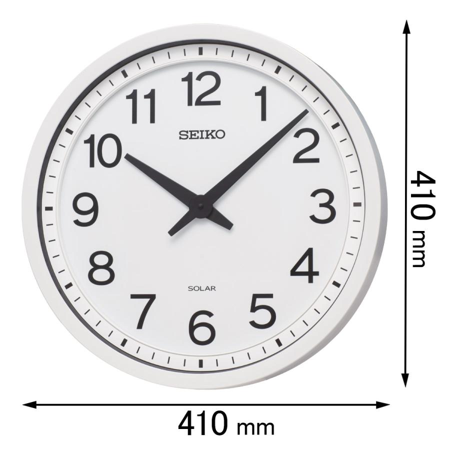 SEIKO（セイコー） ソーラー電波掛け時計 SF-245-W 返品種別A : Joshin