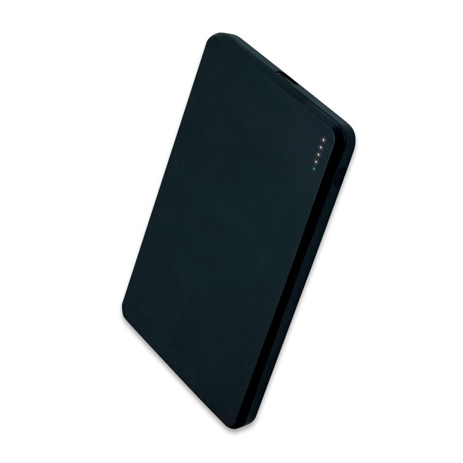 osma（オズマ） 準固体モバイルバッテリー 5000mAh(ブラック)(Joshin
