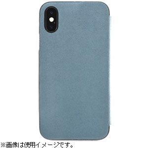 パワーサポート iPhone X用 ウルトラスエード フリップケース(スカイ) Ultrasuede Flip Case for iPhone X PGK-92 返品種別A｜joshin｜02