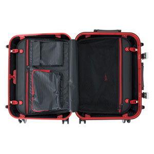 シフレ (メーカー直送のみ)スーツケース ハードフレーム 52L(ブラック/ レッド) Grip Master(グリップマスター) B5225T-58BK/ RD 返品種別B05