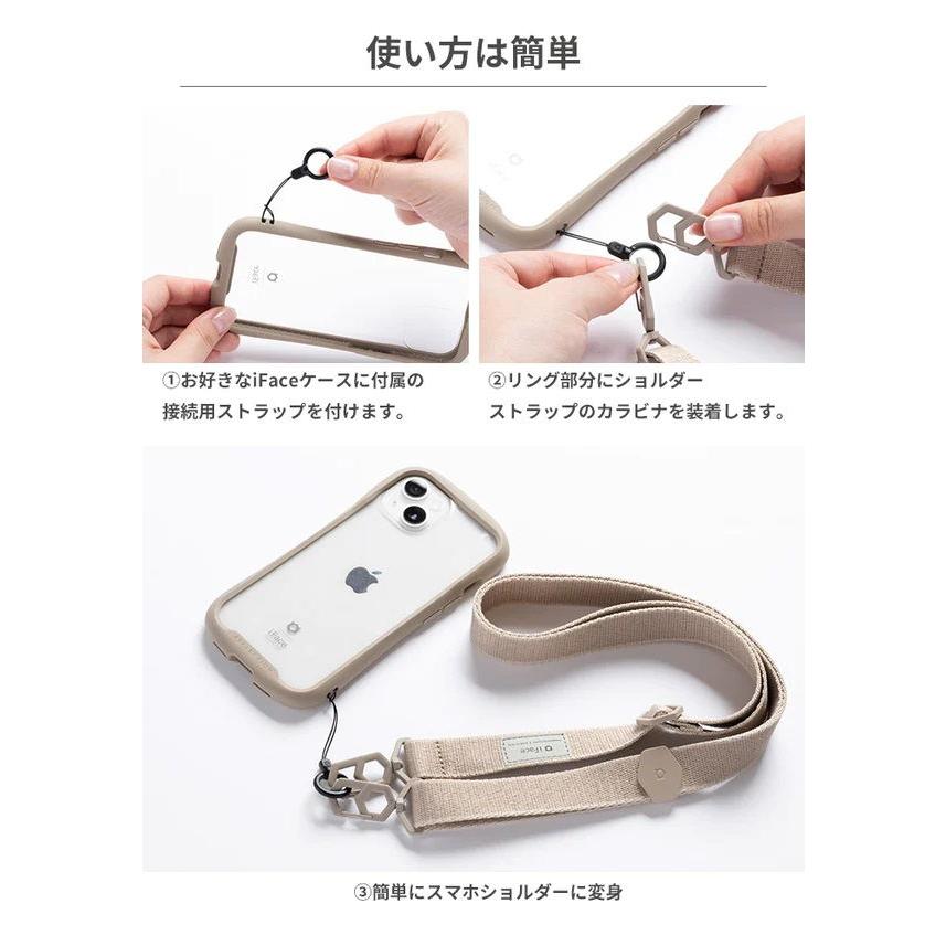 Hamee ショルダーストラップ iFace Hang and(クリア) 41-952993 返品種別A｜joshin｜06