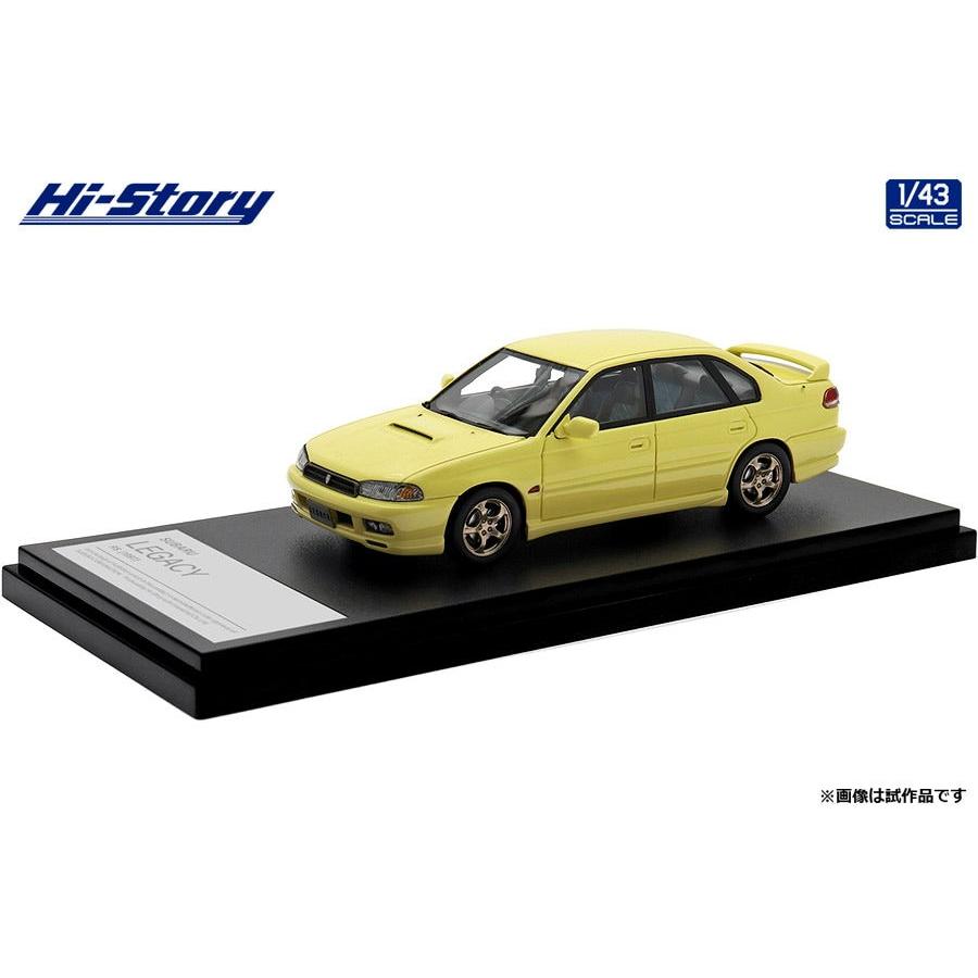 ハイ・ストーリー 1/ 43 SUBARU LEGACY RS (1997) カシミヤイエロー