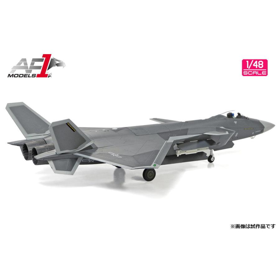 エアフォースワン 1/ 48 中国人民解放軍空軍 ステルス戦闘機 J-20(AF0165)塗装済完成品 返品種別B｜joshin｜04