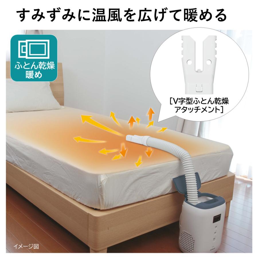 日立 ふとん乾燥機 ブルーグレー HITACHI HFK-CV1B-AH 返品種別A