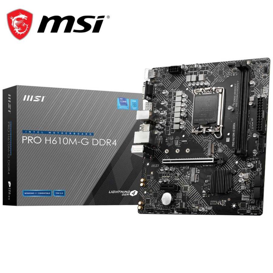 MSI MSI｜エムエスアイ MSI PRO H610M-G DDR4 / Micro-ATX対応