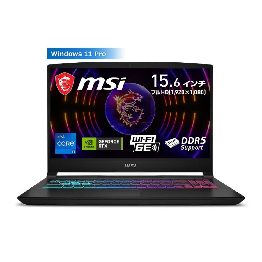 MSI 15.6型 ゲーミングノートパソコン Katana 15 B12V (Core i7 