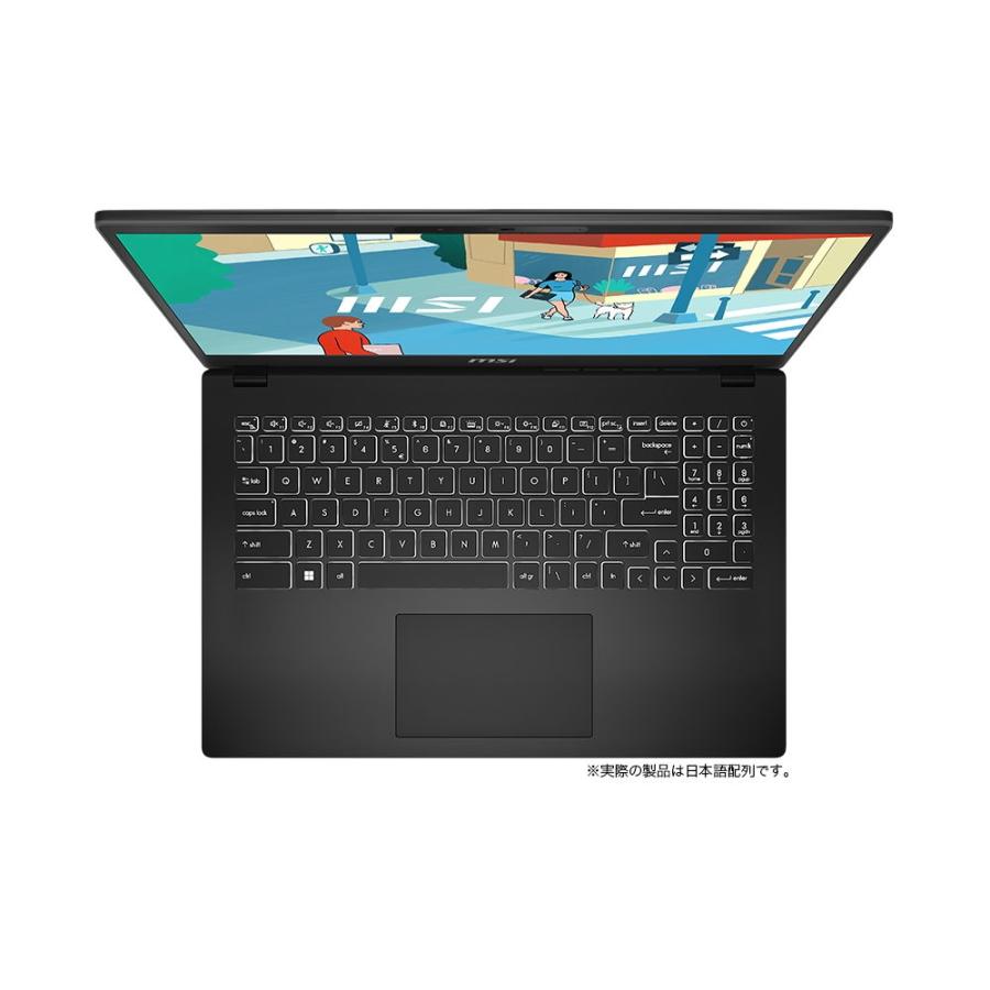 MSI 15.6型 ノートパソコン Modern 15 H C13M( Core i7 /  メモリ 32GB/  1TB SSD) クラシックブラック Modernシリーズ Modern-15-H-C13M-1303JP 返品種別A｜joshin｜04