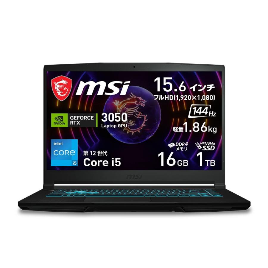 MSI ゲーミングノートPC THIN-15-B12UC(15.6型/ Windows 11 Home 