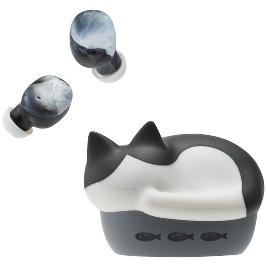 【新品未開封】radius ラディウス NEKO ワイヤレスイヤホン 猫ハチワレ radius（ラディウス） 完全ワイヤレス Bluetoothイヤホン(ハチワレ