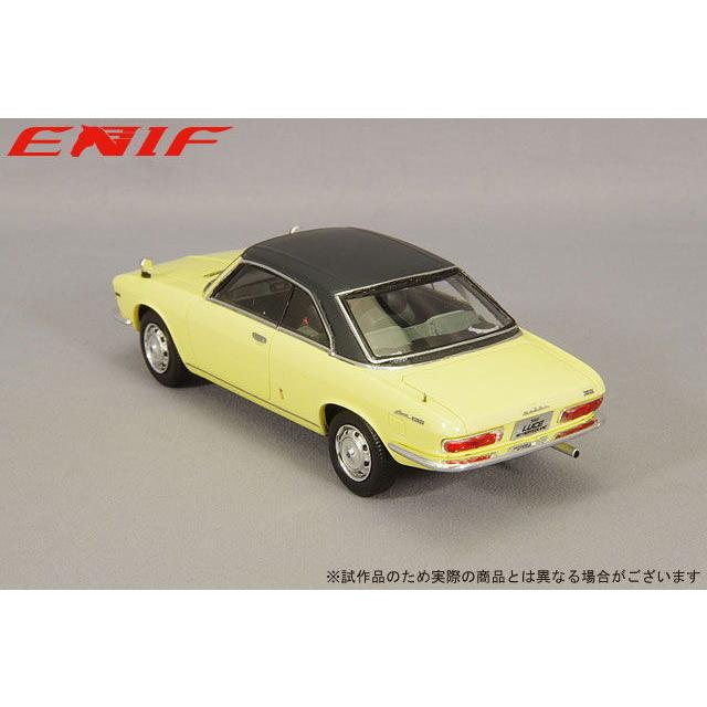 ENIF 1/ 43 マツダ ルーチェ ロータリークーペ 1969年型 ムーンライトイエロー/ レザートップ(ENIF0061)ミニカー 返品種別Bの画像