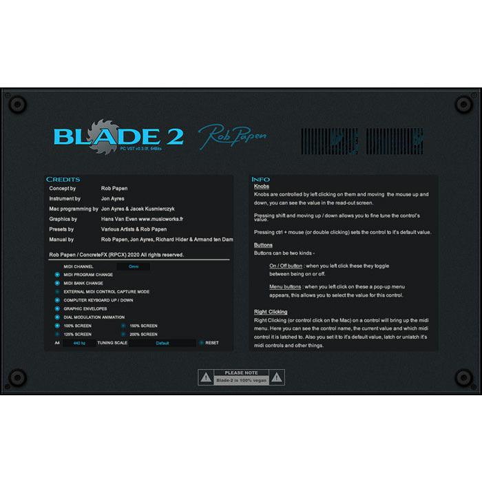 Rob Papen BLADE 2 ※パッケージ(メディアレス)版 BLADE2-HYB 返品種別B｜joshin｜04