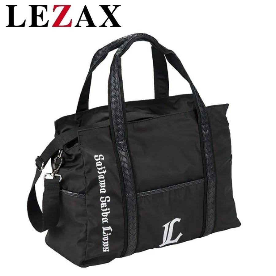 LEZAX（レザックス） 埼玉西武ライオンズ トートバッグ (ブラック