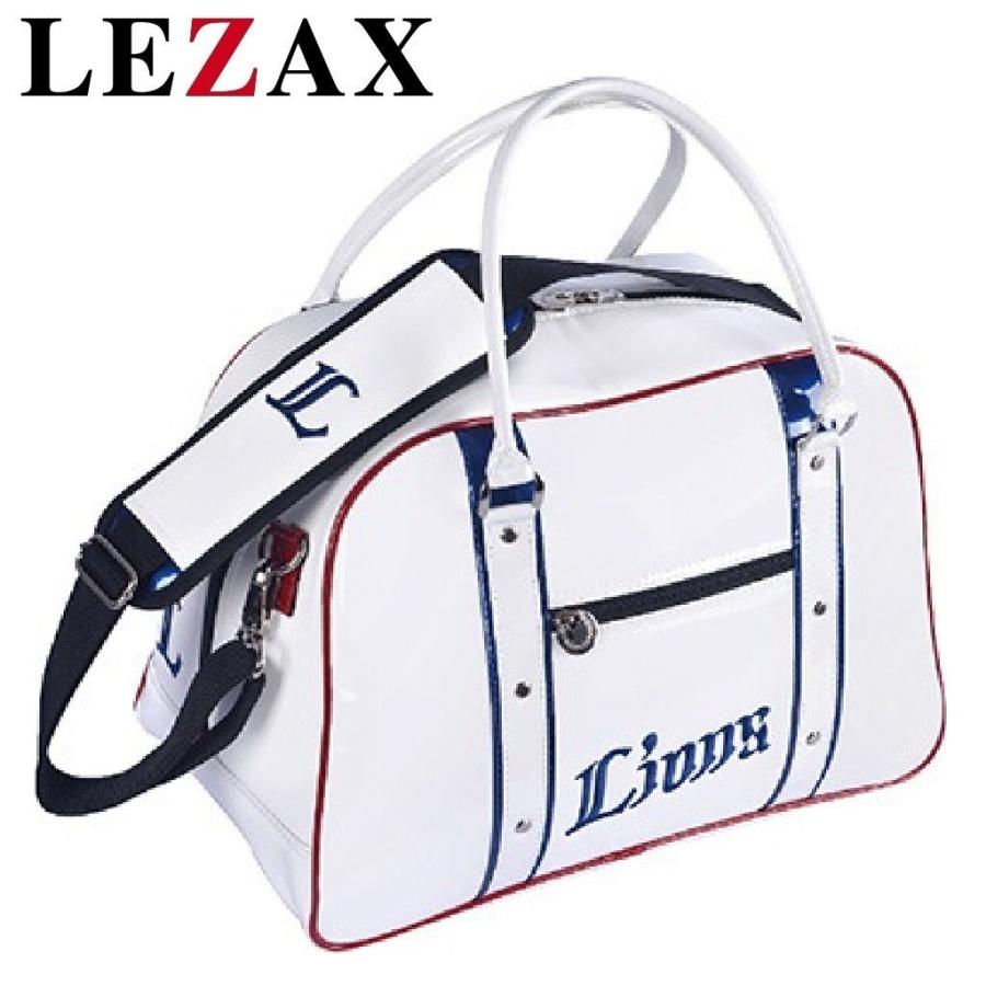 LEZAX（レザックス） 埼玉西武ライオンズ ボストンバッグ(ホワイト
