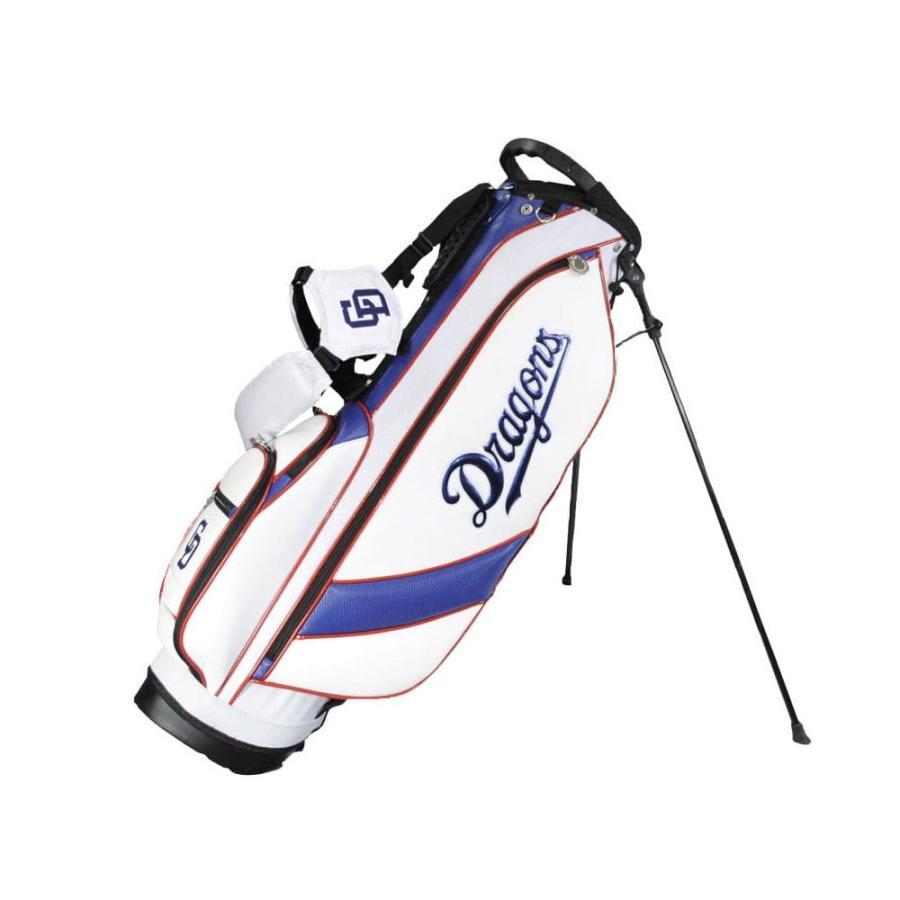 レザックス 中日ドラゴンズ スタンドバッグ（ホワイト・7.5型・47インチクラブ対応） LEZAX CHUNICHI DRAGONS CDCB-3416返品種別A LEZAX レザックス 中日ドラゴンズ スタンドバッグ(ホワイト・7.5型・47