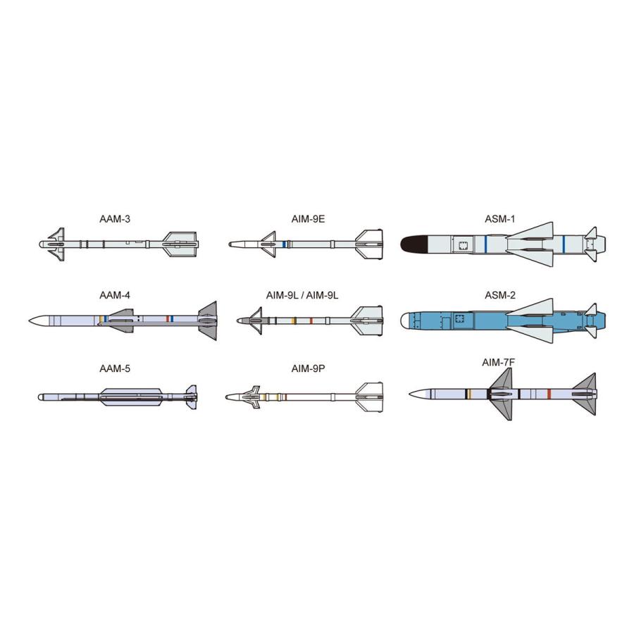 ファインモールド 1/ 72 航空自衛隊 ミサイルセット(FP39)ディテール