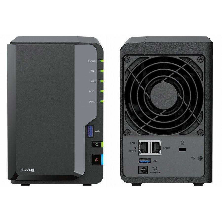 Synology(シノロジー) DiskStation DS224+ +HAT3300-6TB 2個セット DS224+_HAT3300-6TB2 返品種別B｜joshin｜02