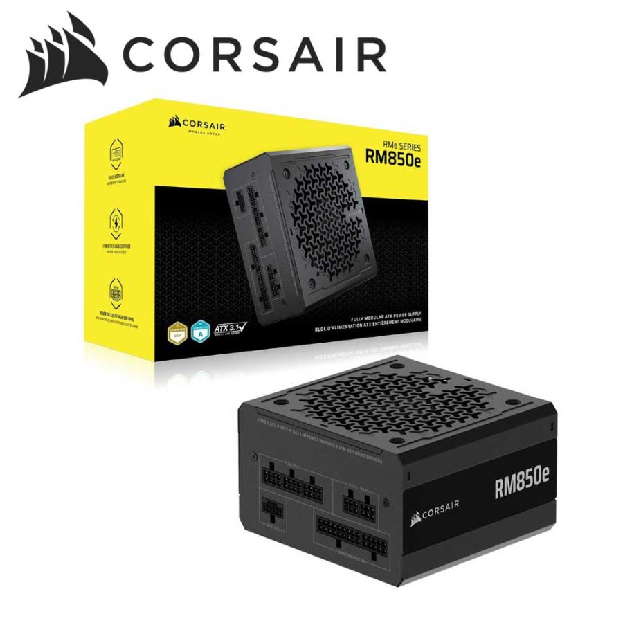 CORSAIR｜コルセア RM850e -2025- ATX 3.1準拠 PCIe 5.1対応 電源ユニット 850W (ブラック) CP-9020296-JP 返品種別B（Yahoo!・Joshin web）