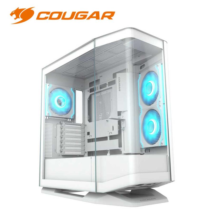 COUGAR｜クーガー FV270 RGB White ミドルタワーPCケース(ホワイト