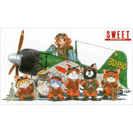 SWEET 1/ 144 零戦52型/ 52型甲(本土防空戦)(14127)プラモデル SWEET 1/ 144 零戦52型/ 52型甲(本土防空戦)(14127)プラモデル