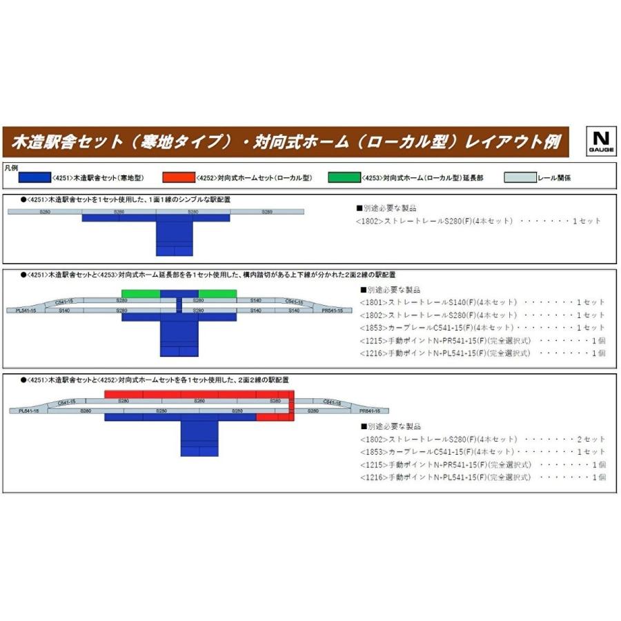 トミックス (N) 4251 木造駅舎セット(寒地タイプ) 返品種別B｜joshin｜06