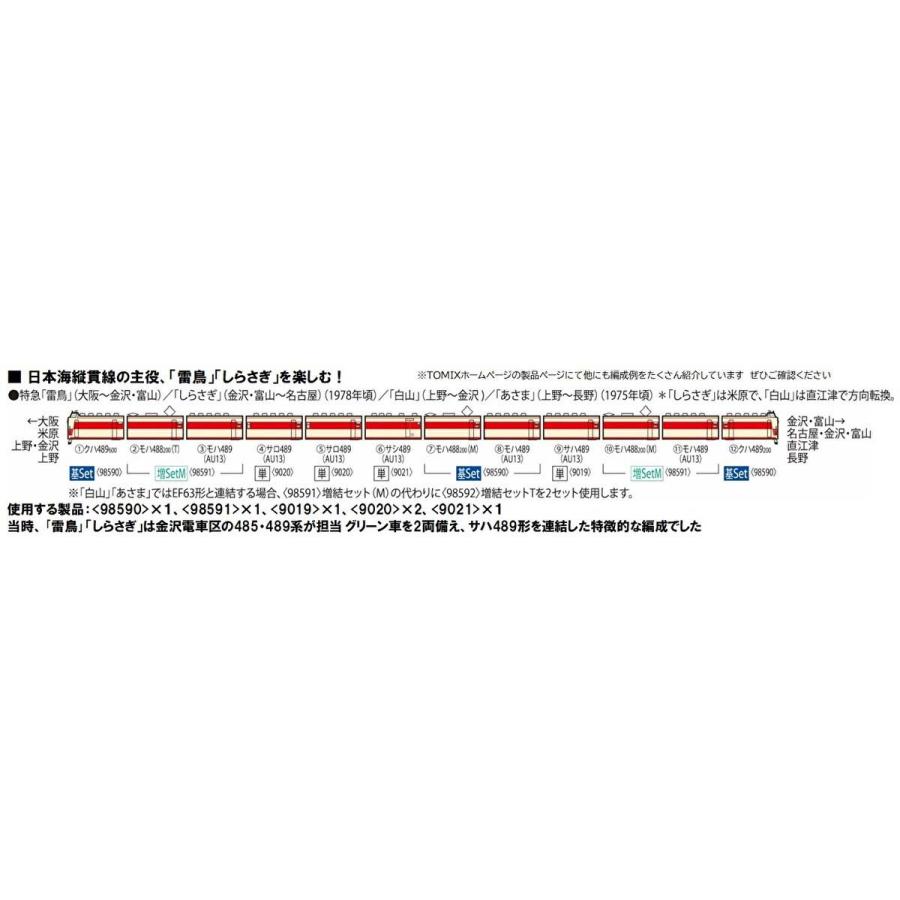 トミックス (N) 9021 国鉄電車 サシ481(489)形(AU13搭載車) 返品種別B｜joshin｜03