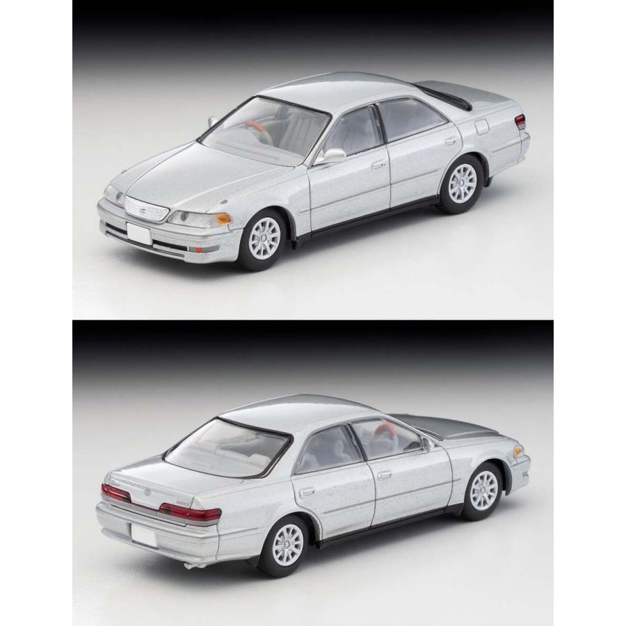 トミーテック 1/ 64 LV-N311b トヨタ マークII 2.0グランデ(銀) 98年式(327851)ミニカー 返品種別B｜joshin｜02