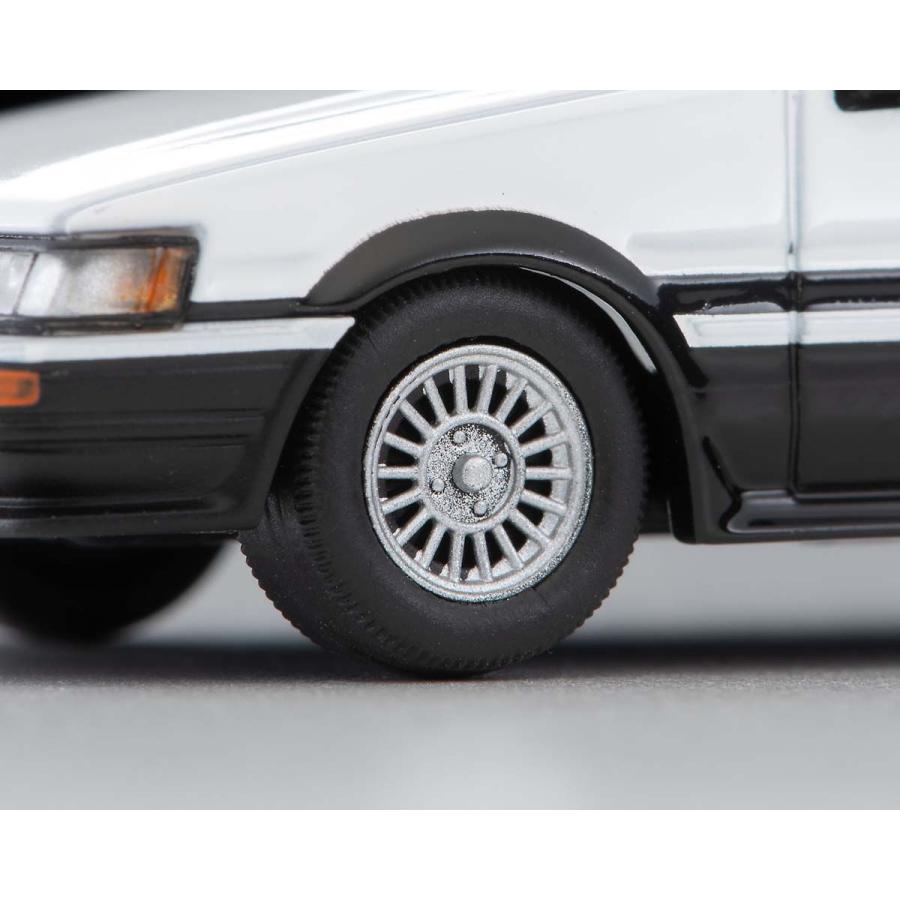 トミーテック 1/ 64 LV-N304c トヨタ カローラレビン 2ドア GT-APEX 85年式(白/ 黒)(329695)ミニカー 返品種別B｜joshin｜05