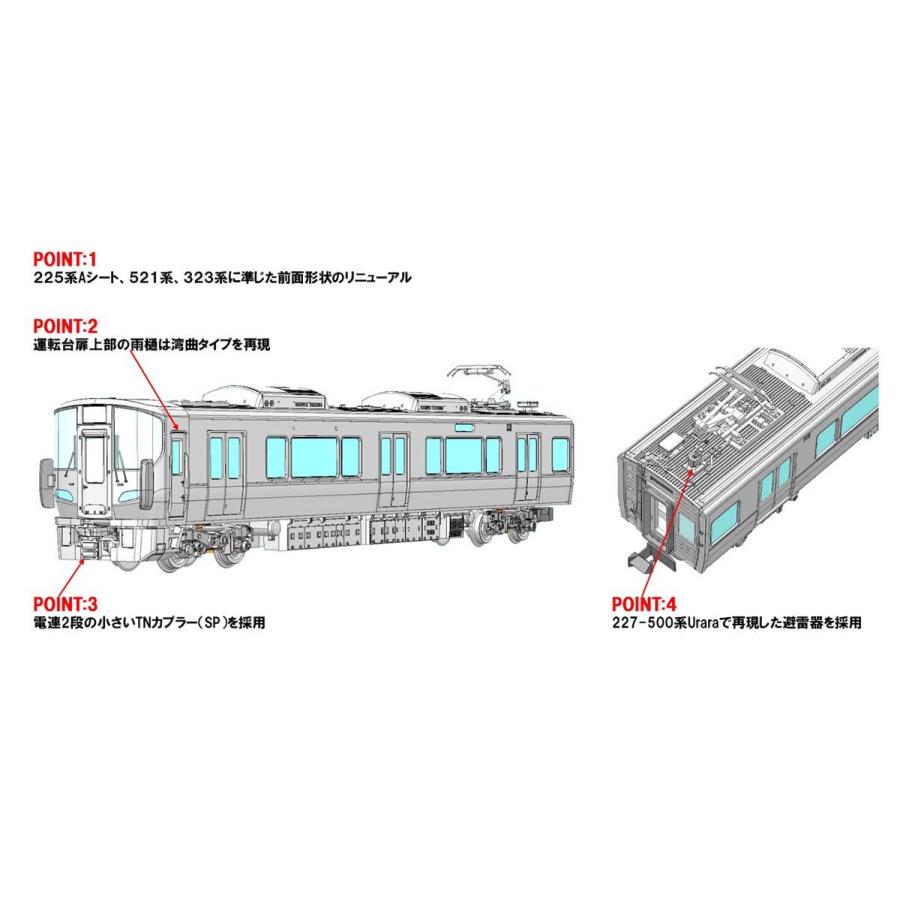 そら トミックス (N) 97215 JR 227系近郊電車(Red Wing・3両)増結セット