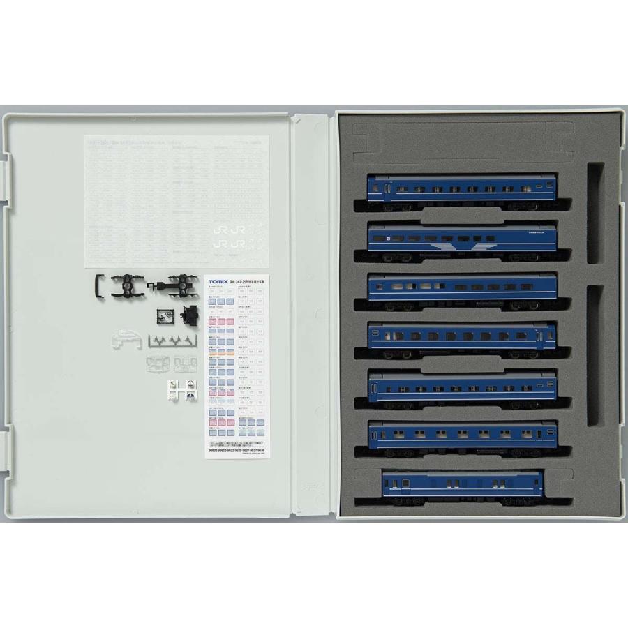 ひらめページ 24系25形寝台特急「はやぶさ」が入線しました。TOMIX 98802