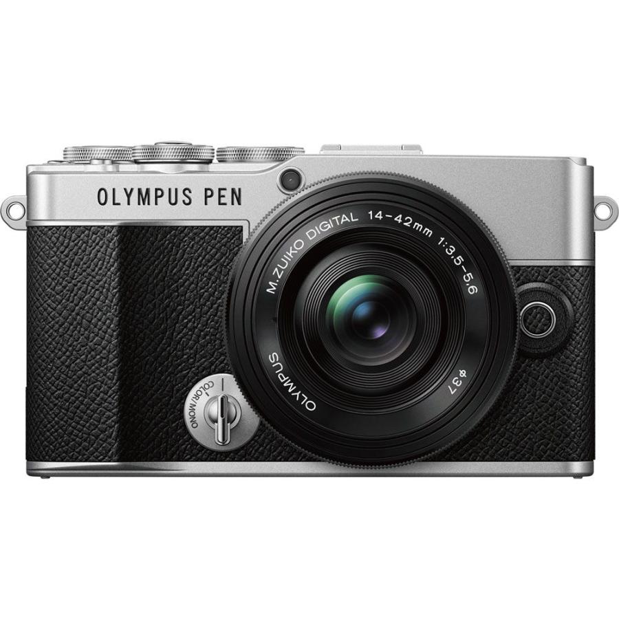 市販 数量限定セール オリンパス ミラーレス一眼カメラ OLYMPUS PEN E-P7 14-42mm EZレンズキット シルバー E-P7LK SLV 返品種別A entek-inc.com entek-inc.com