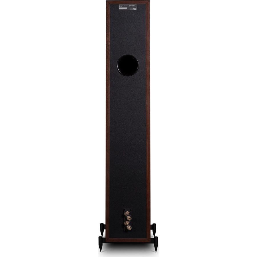 ワーフェデール 2.5ウェイ/ フロアスタンド型バスレフ(ウォールナット)(ペア/ 2台1組) Wharfedale ダイヤモンド DIAMOND12.4WN 返品種別Aの画像