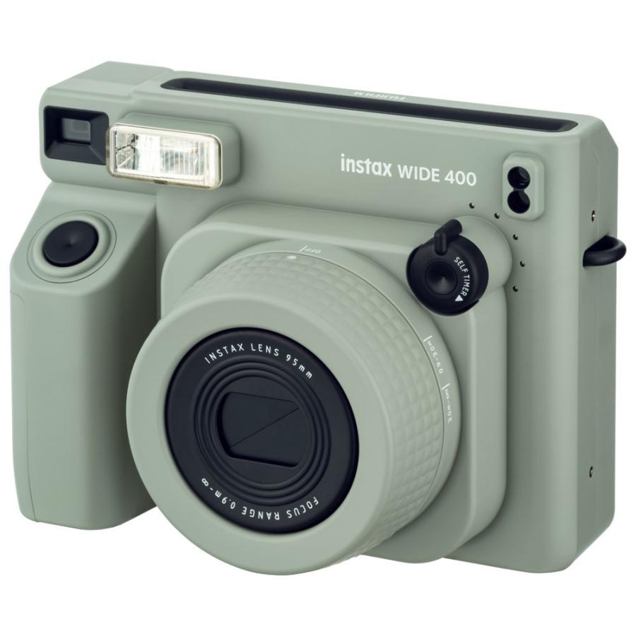 富士フイルム ”チェキ” カメラ「instax WIDE 400」(グリーン) FUJIFILM ワイド400 GREEN INS_WIDE400 返品種別A