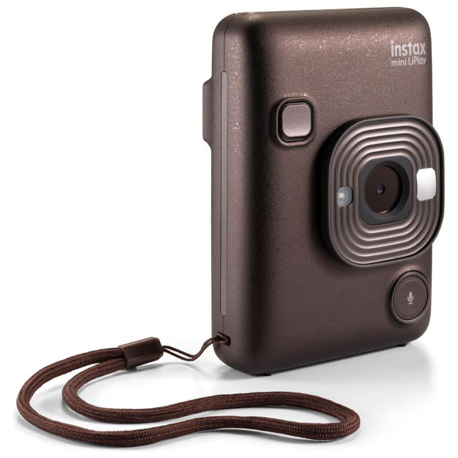 instax FUJIFILM (富士フィルム) instax mini LiPlay チェキ [ディープブロンズ]（Yahoo!・Joshin web）