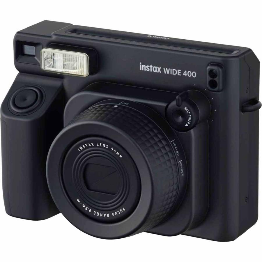 富士フイルム ”チェキ” カメラ「instax WIDE 400」(ジェットブラック) FUJIFILM ワイド400 JET BLACK INS_WIDE400_BLK 返品種別A