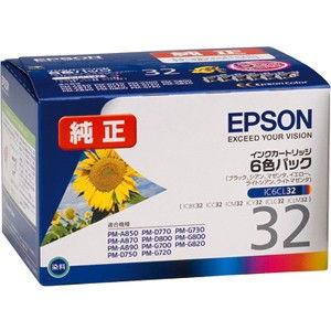 エプソン 純正インク(6色セット) EPSON IC6CL32 返品種別A